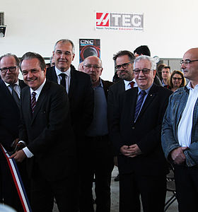 Inauguration du Training Center par Louis Vogel à Paris Villaroche