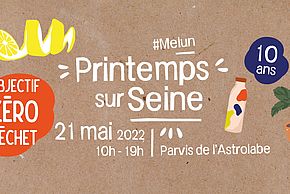 Affiche du festival Printemps sur Seine, le 21 mai à Melun