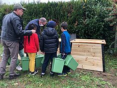 Inauguration du compostage pédagogique - Agrandir l'image (fenêtre modale)