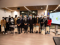 Remise d'ordinateurs portables aux étudiants d’Assas-Melun - Agrandir l'image (fenêtre modale)