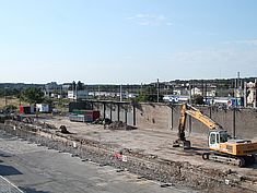 Démolition de la Halle Sernam à la gare de Melun - Agrandir l'image (fenêtre modale)