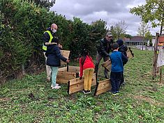 Inauguration du compostage pédagogique - Agrandir l'image (fenêtre modale)